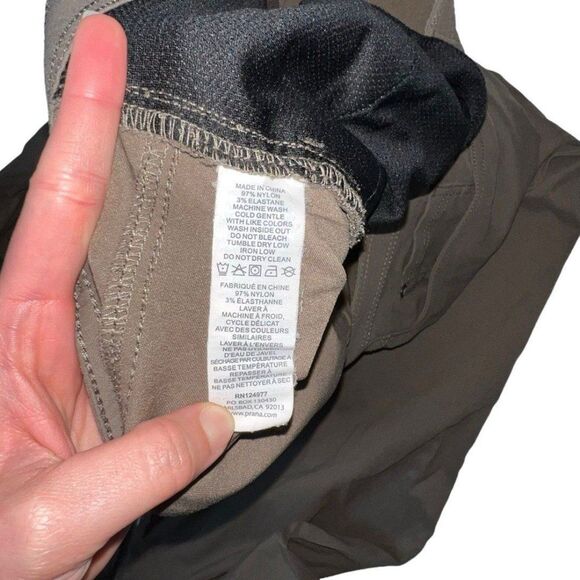 prAna Brion Hiking Men’s Pants In Mud Color Size 40WX30L Green - Picture 12 of 12